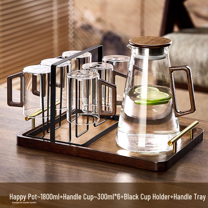Hanton Borosilicate Glass Drinkware Set