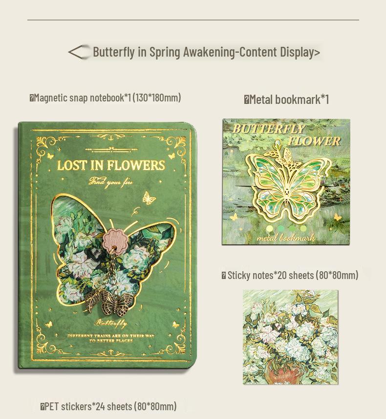 Vintage Oil Painting Notebook Set: Journal and Diary Gift for Students - Perfect for Back To School or Children's Day Souvenir