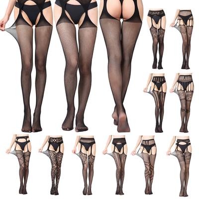Women Sexy Pantyhose Soft Tights Lingerie Silk Stockings Erotic Bodysuit Thigh 
