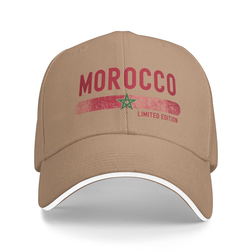 Spring Casual Baseball Cap Morocco Flag Camping Hip Hop Hats For Unisex Unisex Hot Sale  Fashion Baseball Caps