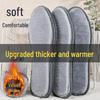 Warm Fleece-Lined Insoles: Thick, Soft, Cold-Resistant, Non-Freezing, Felt, Sweat-Absorbent, Odor-Resistant Cotton Shoe Inserts.