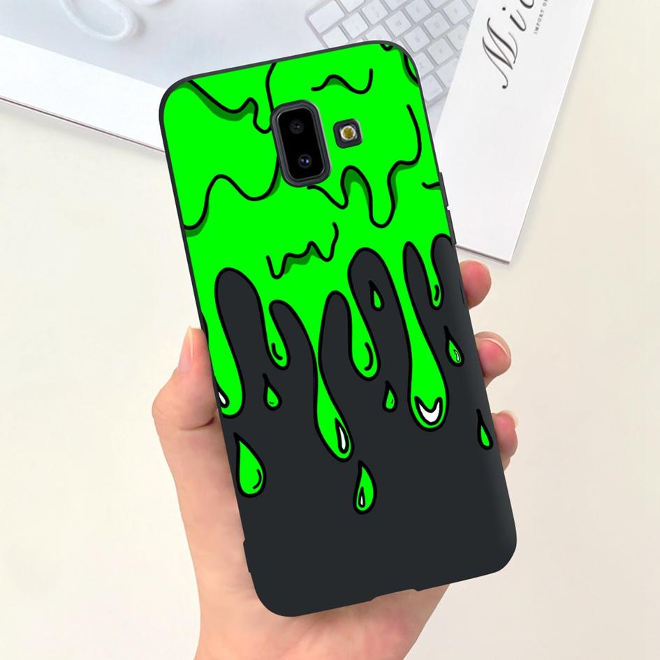 For Samsung Galaxy J4 J6 Plus 2018 Case Popular Flower Soft Silicone Phone Back Cover For Samsung J6Plus J4Plus J610F J415F Capa