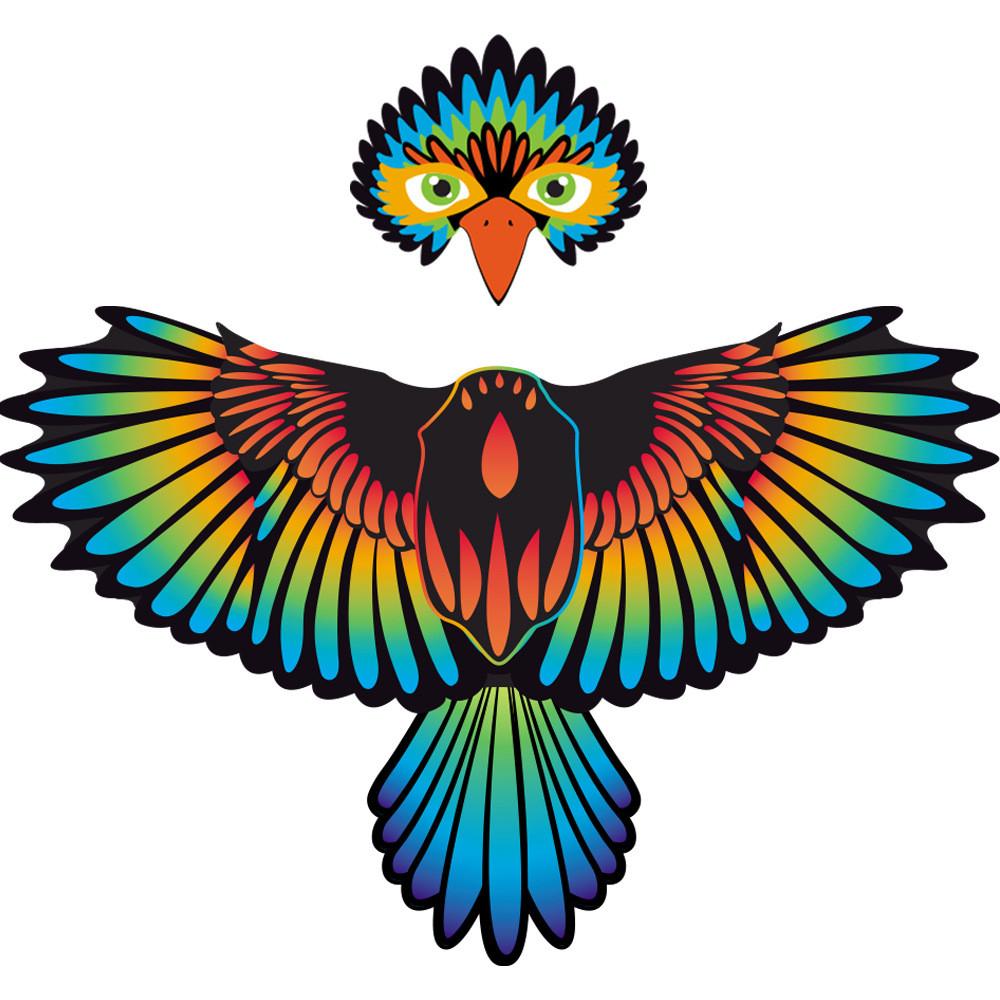 Kids Cartoon Halloween Simulation Eagle Wings Cloak Headwear Cosplay Performance