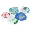 1 pcs Handheld Pocket Size Cooling Fans Collapsible Party Favor Round Fan Home Decor Foldable Fan