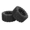 4PCS RC Car Wheels and Tires RC Rubber Tires Replacament for Traxxas 1/10 Remote Control Cars