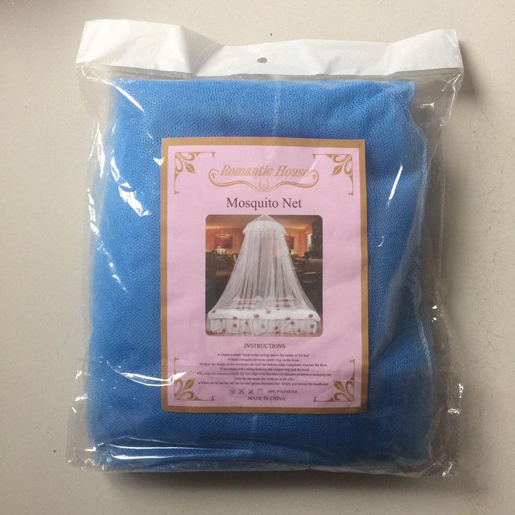 Summer White Pink Blue Round Lace Curtain Dome Bed Canopy Netting Princess Mosquito Net Suit for 1.2m-1.5m Child Bed Double Bed