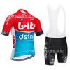 Tour de France Lotto Team Edition Radsportanzug Kurzarm Set Schnelltrocknend Atmungsaktiv Schweißabsorbierend