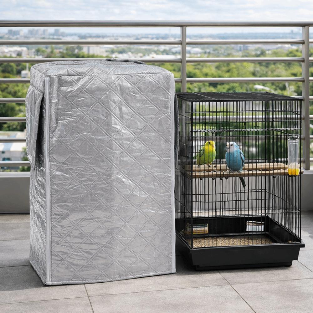 Warm Bird Cage Cover Waterproof Bird Cage Protector Practical Windproof Cover Breeding Season