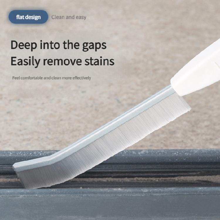 Hard Bristle Crevice Cleaning Brush Cleaning Brush for Bathroom Kitchen Window Household Crevice Brush Scrubber Tool