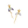 Summer Super Fairy Pearl Fishtail Fringed Earrings Light Luxury High Temperament Atmospheric Stud Earrings Women