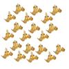 10Sets Metal Material Guitar String Retainer With Mounting Screws Guitar String Tree  For Guitar