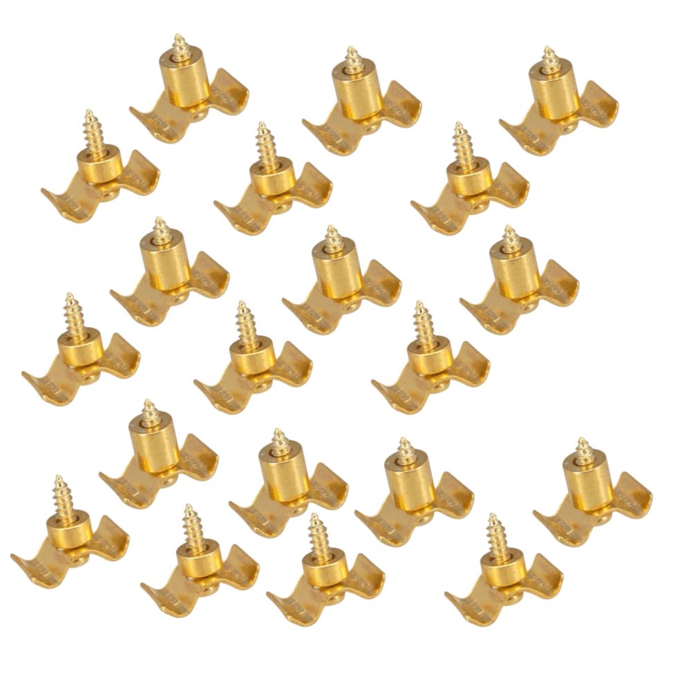10Sets Metal Material Guitar String Retainer With Mounting Screws Guitar String Tree  For Guitar