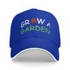 Men Women Grow A Garden Hats Trendy Baseball Cap  Sun Hat Travel Headewear Adjustable