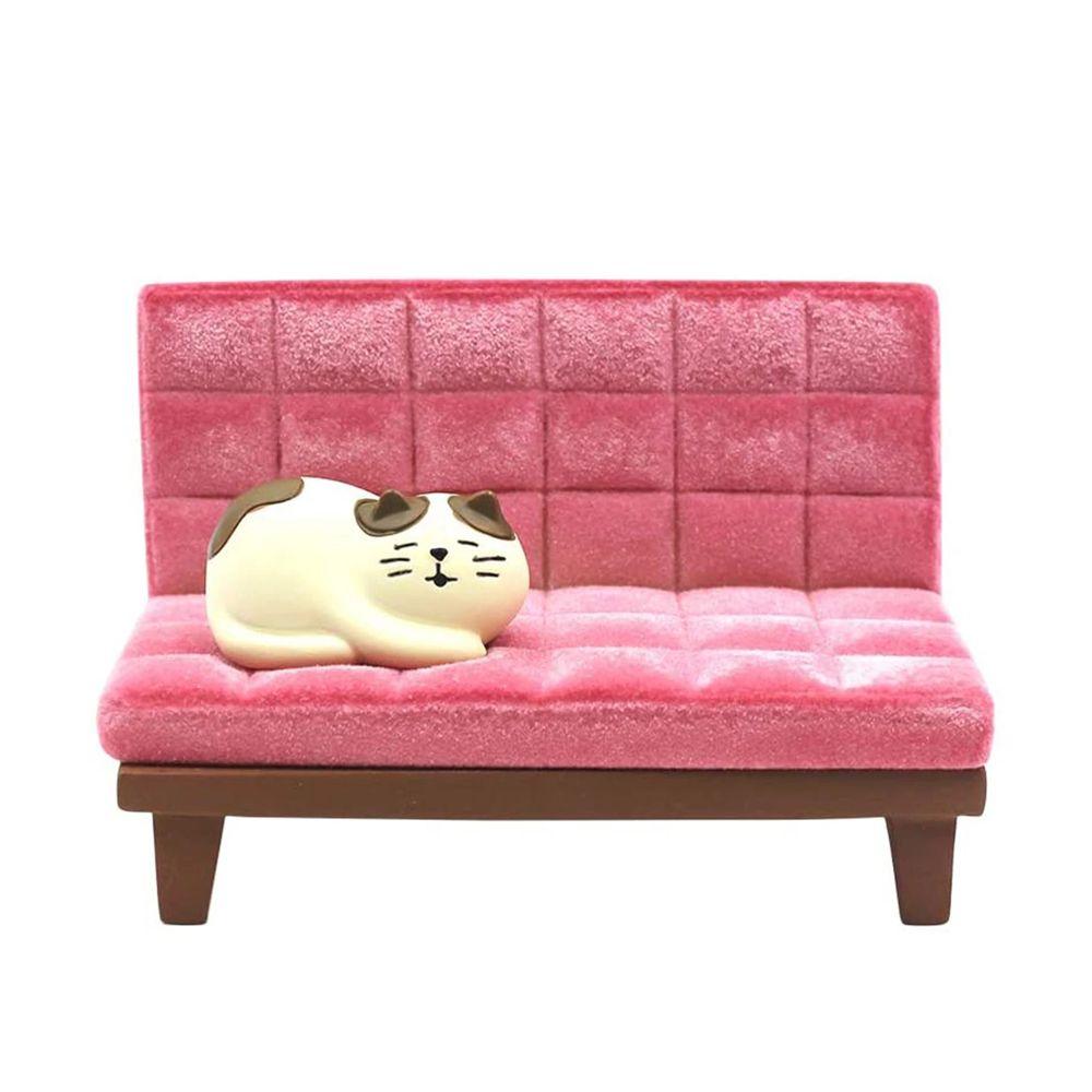 TV Resin Craft Decor Mobile Phone Bracket Pink Sofa Cat Phone Supports Phone Holder Desktop Stand