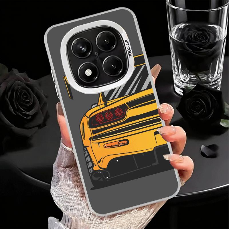 JDM Sports Cars Minimalist Design Soft Phone Case for Xiaomi Redmi Note 13 14 15 Pro Plus 12S 12 11S 11 11T 10S 10 Shockproof Co