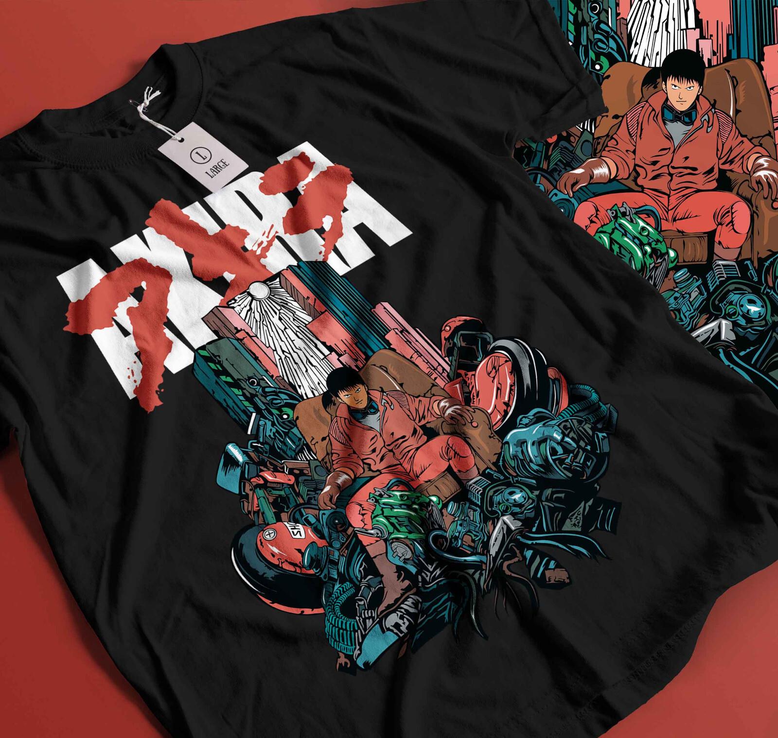 

Akira T-Shirt Mens Womens Tees Top Anime Shirt Retro Neo Tokyo Manga Tetsuo Kaneda Shirt Gift 265 3XL