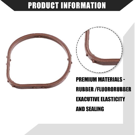 Engine / 5.0L Vacuum Pump Seal Kit for Land Rover Discovery 2017-2020/3.0L Vacuum Pump Gaskets for Jaguar F-Pace 2017-2020 / Elasticity/Fluororubber