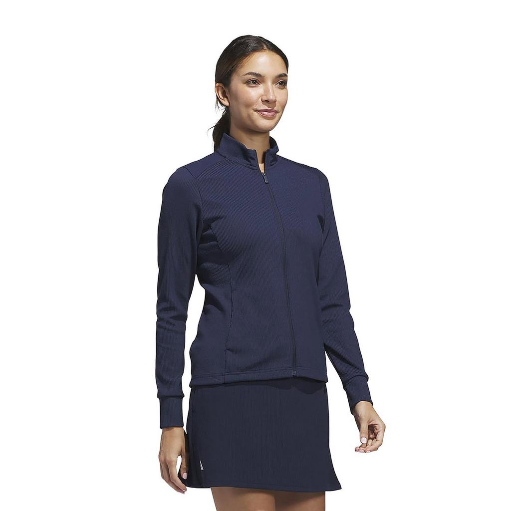 Adidas Womens/Ladies Performance Textured Full Zip Jacket