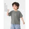 Boys' Simple Casual Short-Sleeved T-Shirt Men's Summer Clothing 25 Years New Summer Style Kidsren's Clothing Baby Tops Half-Sleeved