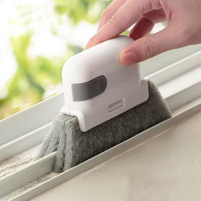 Brosse de nettoyage pour interstices, brosse de nettoyage pour vitres, outil de nettoyage multifonction pour cuisine, gadget polyvalent, design minimaliste