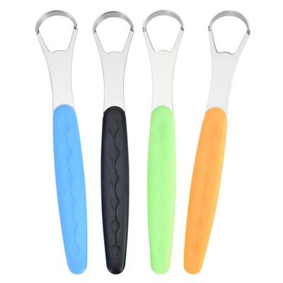 Copper Tongue Scraper Oral Cleaner Fresh Breath Coated Tongue Toothbrush Hygiene Care Tools for Healthy Teeth