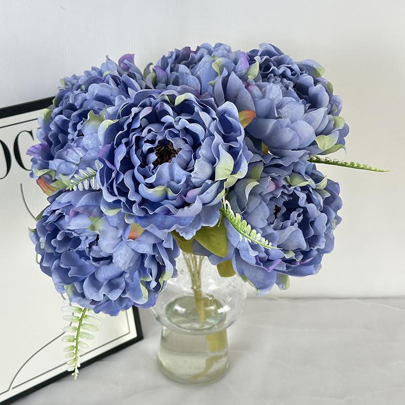 Peony Wedding Decor Artificial Flower Arrangement For Home And Event Styling