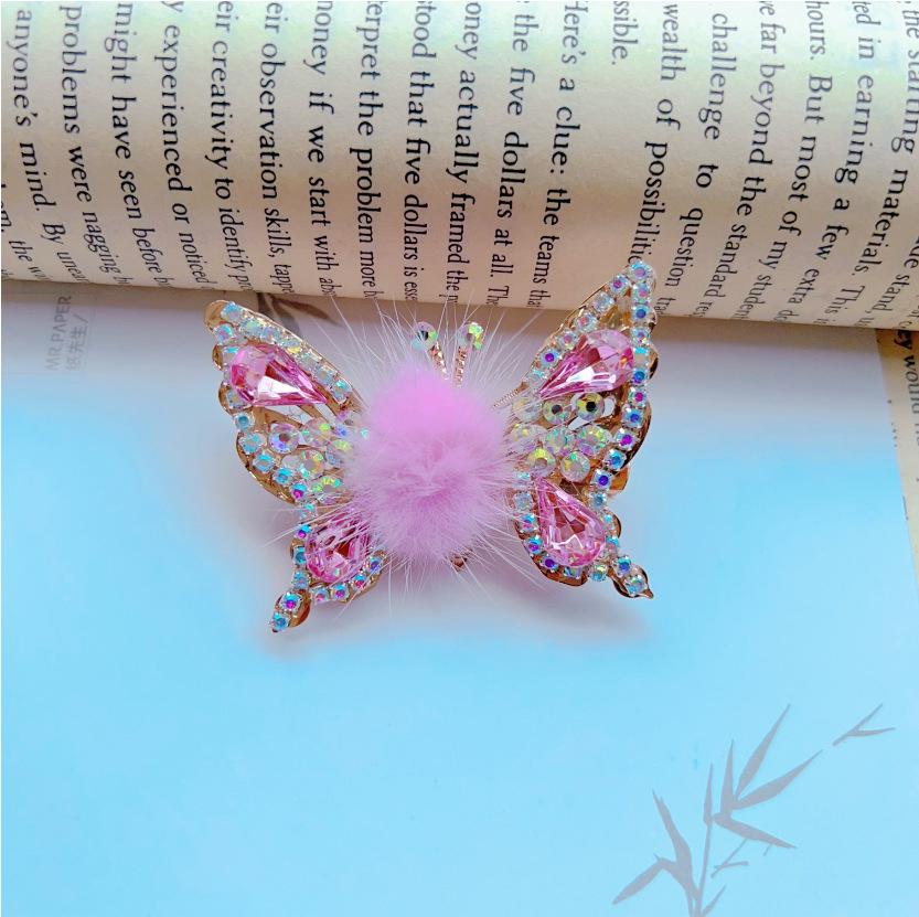Korean Ancient Style Flapping Butterfly Tassel Hair Clip & Hairpin