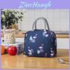 Thickened Aluminum Foil Insulated Bag For Bento Box Portable Handheld Oxford Fabric Lunch Bag