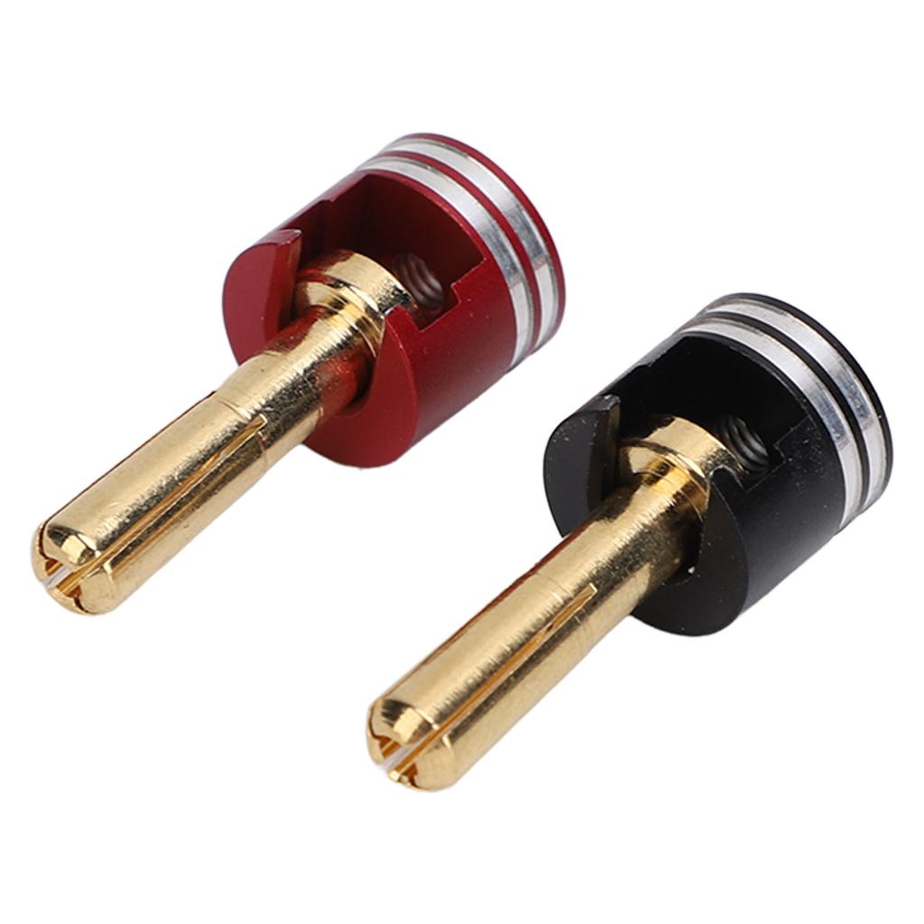 Heatsink  Plug Grip Aluminium Alloy and Copper Banana Plug Connectors with Heatsink