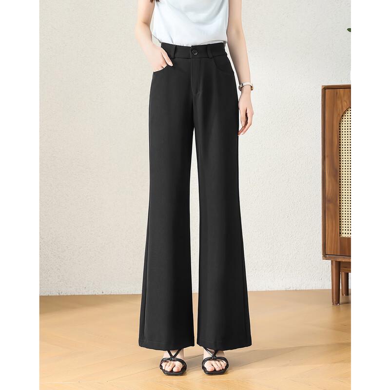 TERRE BLEUE Women s Flared Casual Suit Pants 27