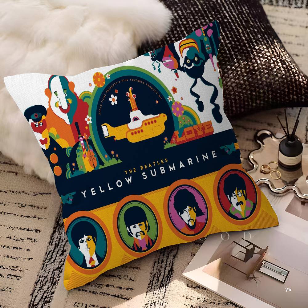 Rock Stand HD B-Beatles Kissenbezüge Heimtextilien Dekorative Kissenhülle Hochzeit Superweicher Kissenbezug