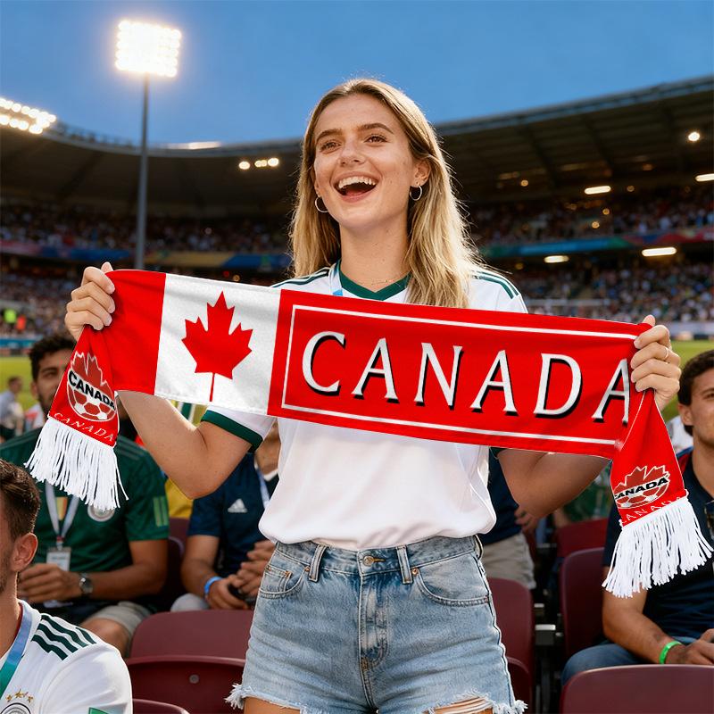 2026 World Cup Flag Scarfs 15x140cm Fan Scarf World Cup Scarf Sports Holiday Decoration