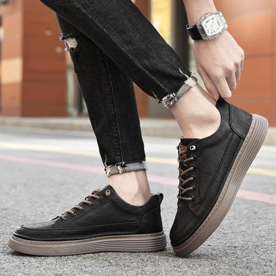 Fashion Handmade Brand Men Casual Shoes Genuine Leather Men Flats Soft Oxford Shoes Luxury Quality Outdoor Shoes Men Sneakers