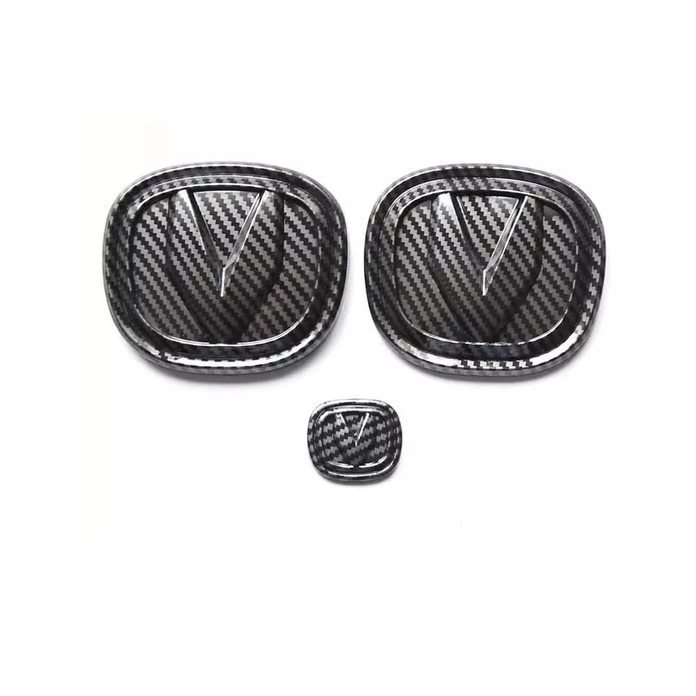

For Changan UNIV UNI-V 2023-2024 Car Steering Wheel Logo Front Rear Logo Car Wheel Logo Sticker Decor Cover Trim Accessories