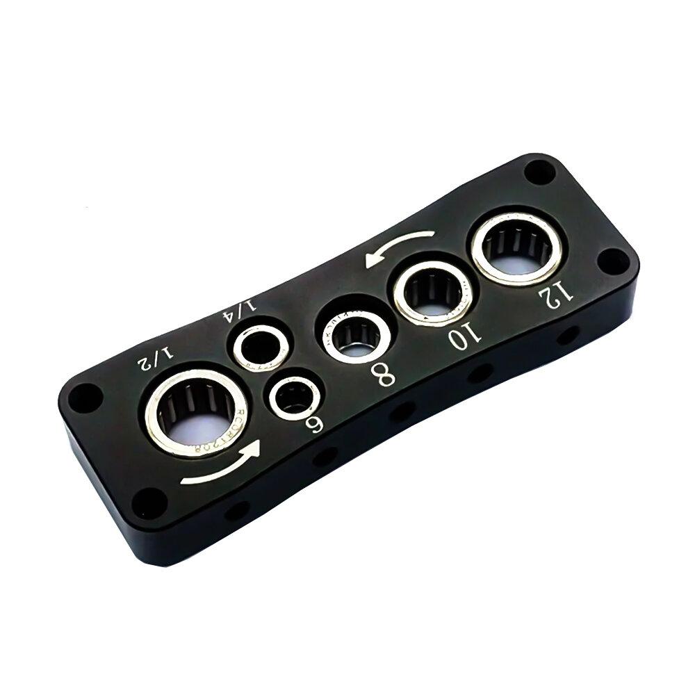 

Кронштейн для снятия фрезы Allsome, держатель для фрезы из высокоуглеродистой стали, легкий, прочный, универсальный, несколько размеров фрез чёрный