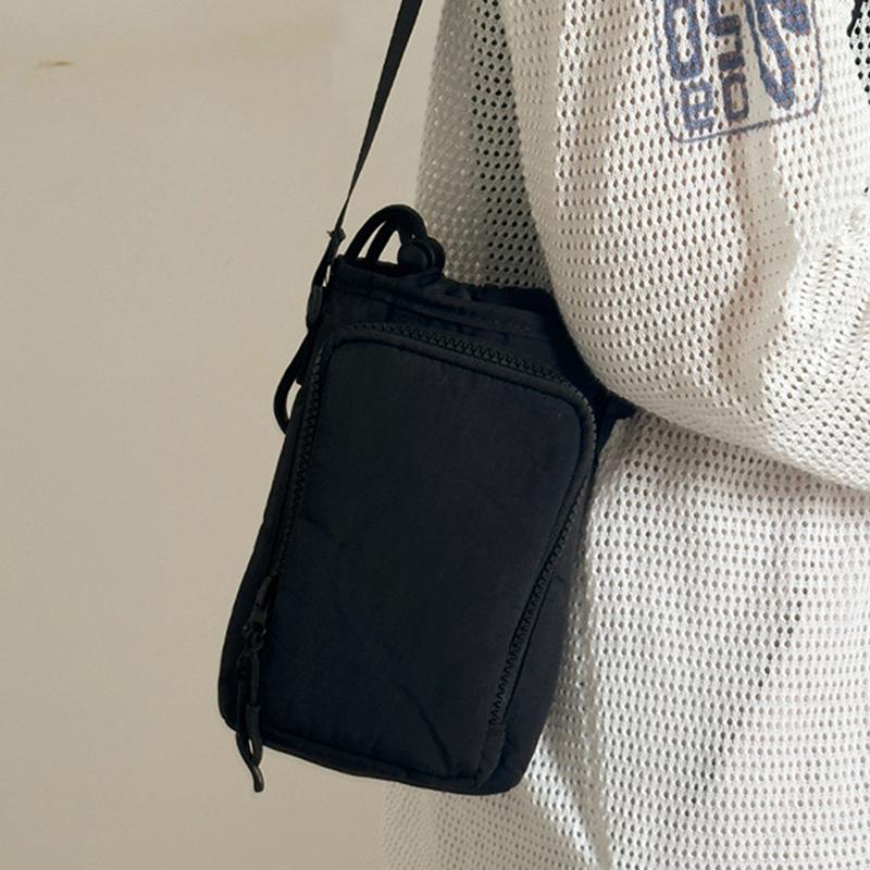 

Портативная водонепроницаемая сумка для улицы, чехол для бутылки с водой, фляга для спиртного, обертка для хранения йоги, бега, движения, детская/взрослая сумка через плечо, незаменимый аксессуар для путешествий чёрный