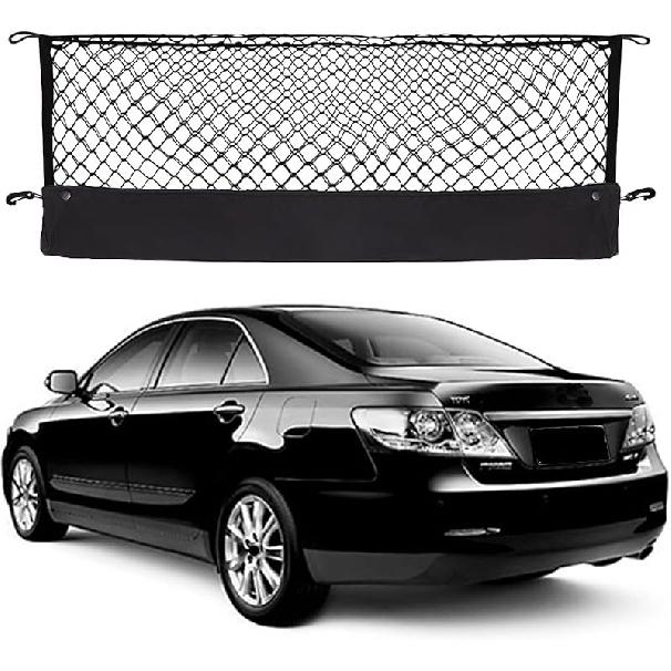 Cargo Net Truck Bed Trunk Compatible With 2025 2024 -2013 Chevrole Pickup Chevy Silverado & Colorado WT LS LT LTZ & GMC Sierra 1500/2500HD/3500HD Car