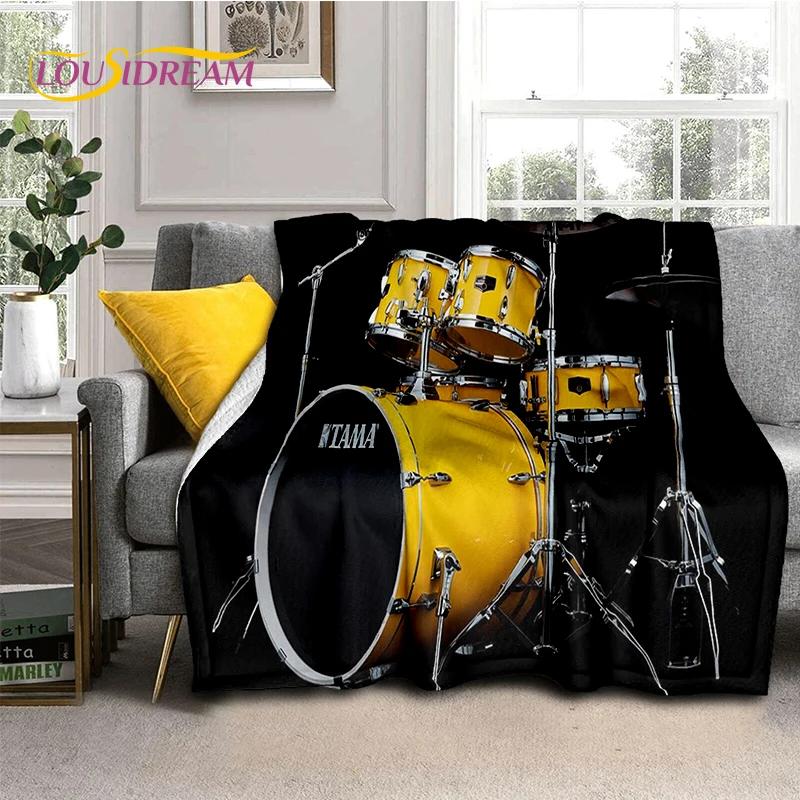 3D Musikinstrumente TAMA Schlagzeug Schlagzeug Set Decke, Weiche Überwurfdecke für Zuhause Schlafzimmer Bett Sofa Picknick Reisen Büro Abdeckung Geschenk