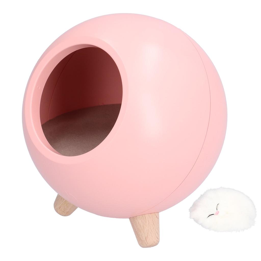 USB Atmosphere Lamp Children Girls Bedroom Bedside Cartoon LED Sleeping Night Light Warm LightPink