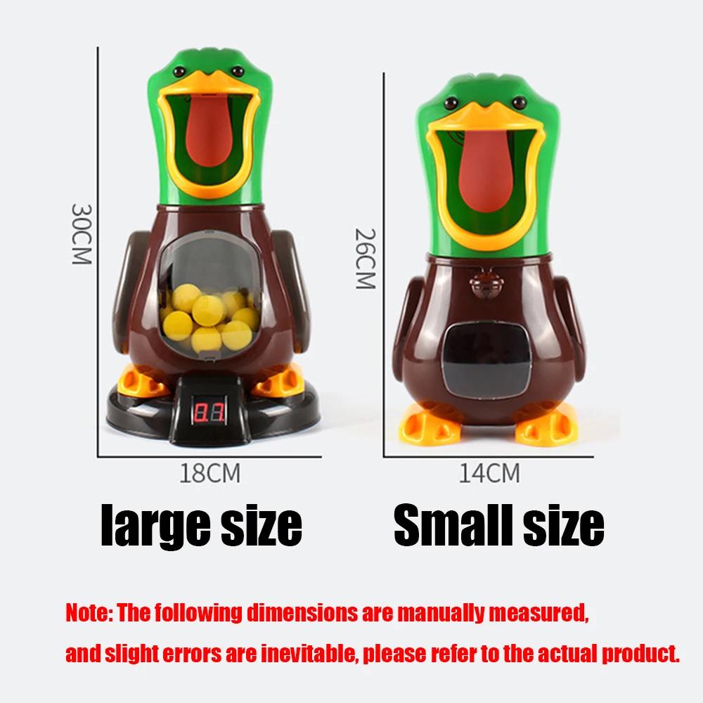 Non-Toxic Shooting Duck Toys Air-Powered Gun Soft Bullet Ball Scoring Battle Games Funny Gun Toy Parent-Child Interactive Toy Kids Gifts