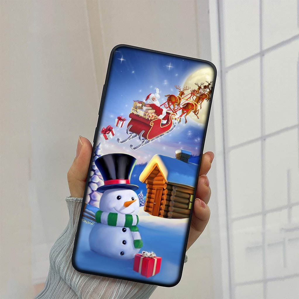 

Snowman Merry Christmas Tree Snow Gift Phone Cover for Motorola Moto E32 G30 G50 G60 G40 G51 G52 G41 G42 G22 G71 E7 G100 Case Moto G52