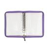 A5 6 Ring Binder Notebook with Zipper Pockets Photocard Holder Binder Sleeves Book Polaroid Small Card Photo Album