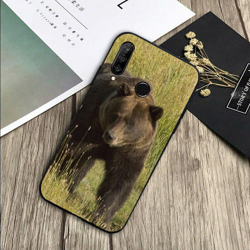 Grizzly Bear For Huawei Nova Y72 Y73 Y90 Y70 Y60 Y91 Y61 12s 12i 11i 8i 9 10 SE P40 Lite P60 P30 Pro Case