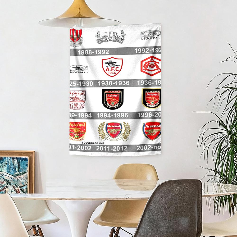 Arsenal Wall Decor Tapestry Art For Pet Memorial Birthdaywedding Party Backdrop Family Gift