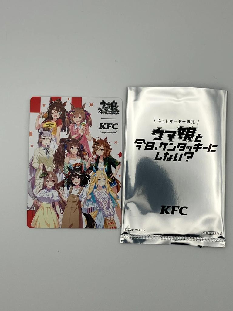 Uma Musume Pretty KFC Kentucky Limited Promo Card Japanese Sent from Japan
