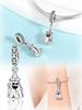 Charms Plata Skull Ghost Halloween Gifts Copper Plated For Charms Copper Plated Original Bracelet For Jewelry Making