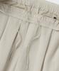 Musinsa Standard Linen-Like One-Pleat Wide Elastic Pants [Light Beige]
