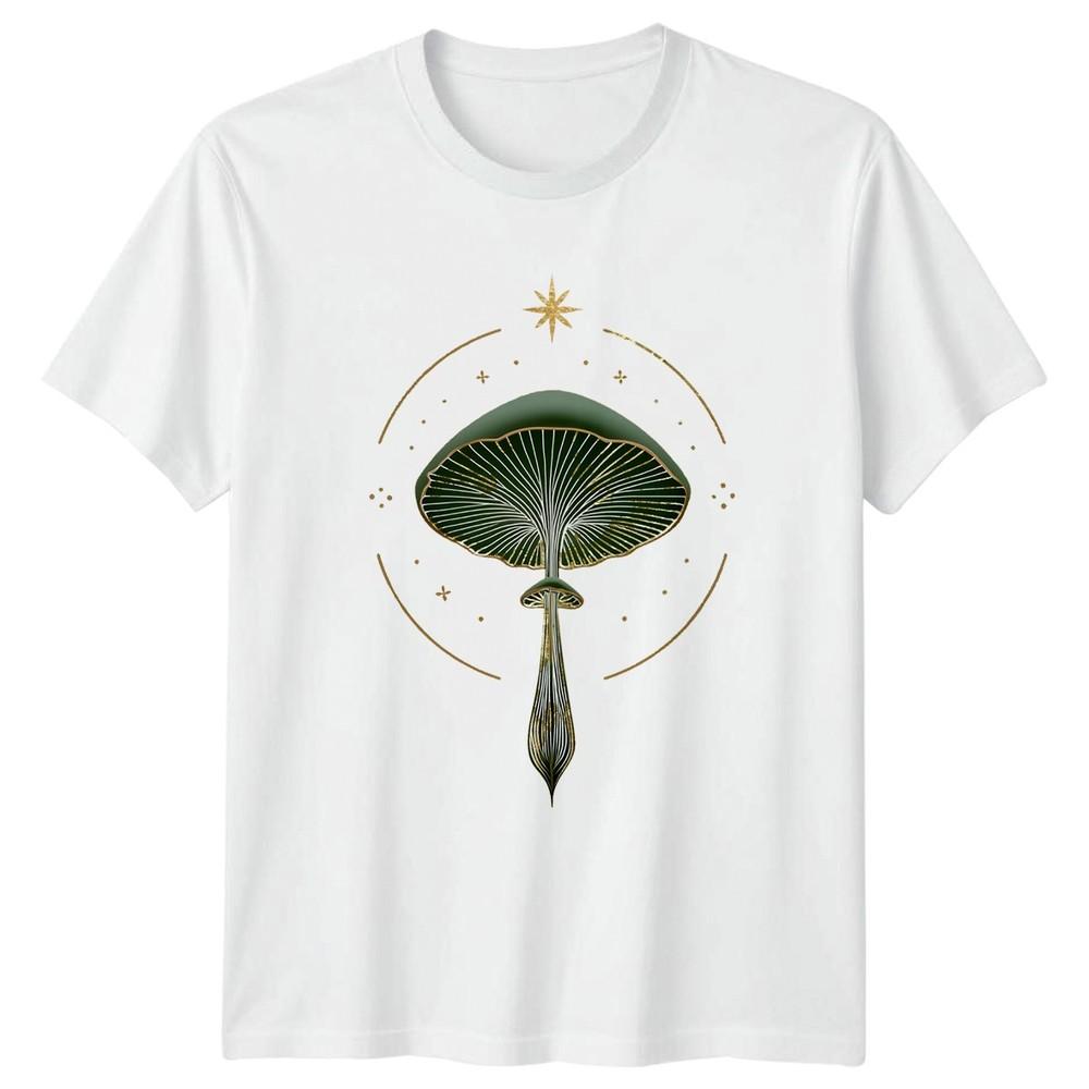 Bohemian Celestial Mushroom Fungi Star TShirt Celestial Mushroom S