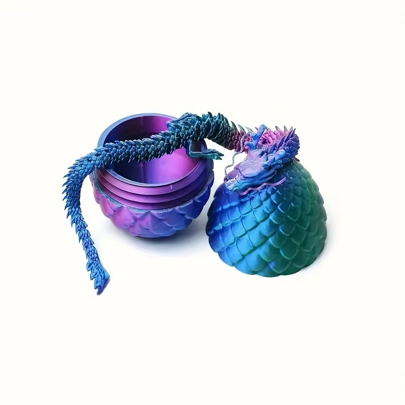 3D Dragon Printed Model - Colorful Anime-Inspired Collectible Desktop Accessory