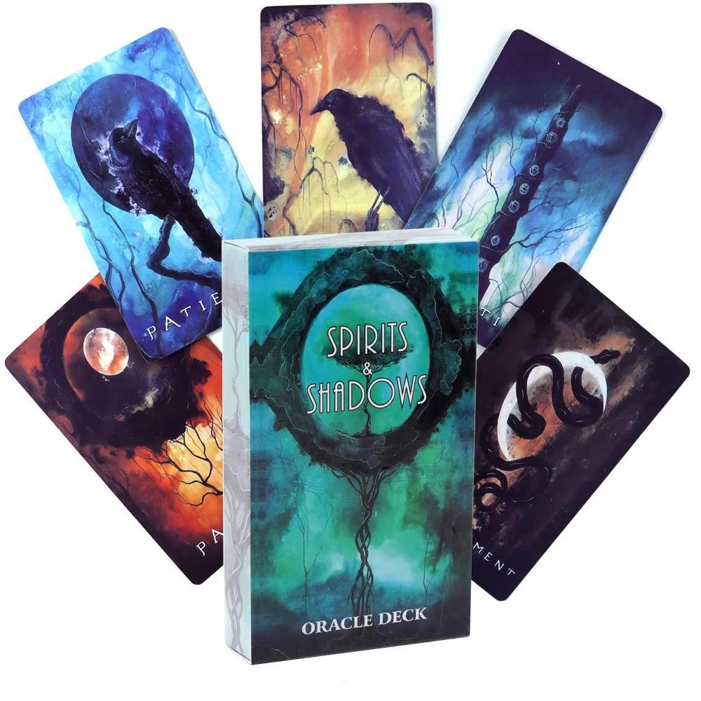 Activating Toys Spirits Shadows Tarot Card Unknown Spirit Deck Tarot Oracle Cards Deck Card Mysterious Divination Game Family Party Board Game